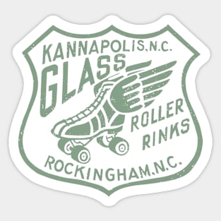 Vintage Roller Skating Kannapolis Rockingham North Carolina Sticker